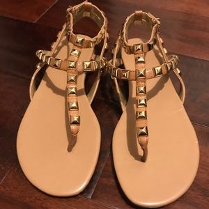 BCBG studded sandals